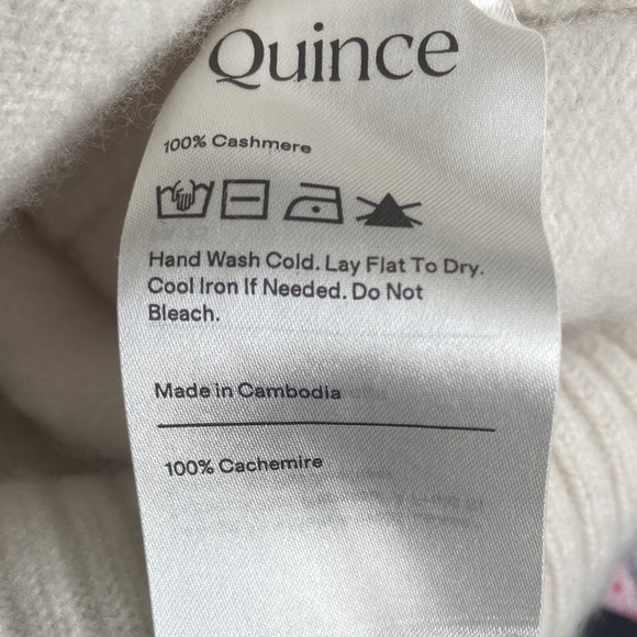 Quince Mongolian Cashmere Oversized Crewneck sweater-small - Picture 5 of 7